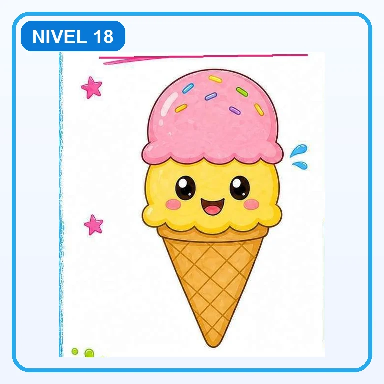 Helado a color