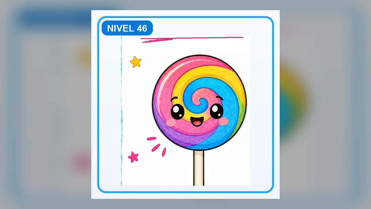 Dibujo Paleta de caramelo