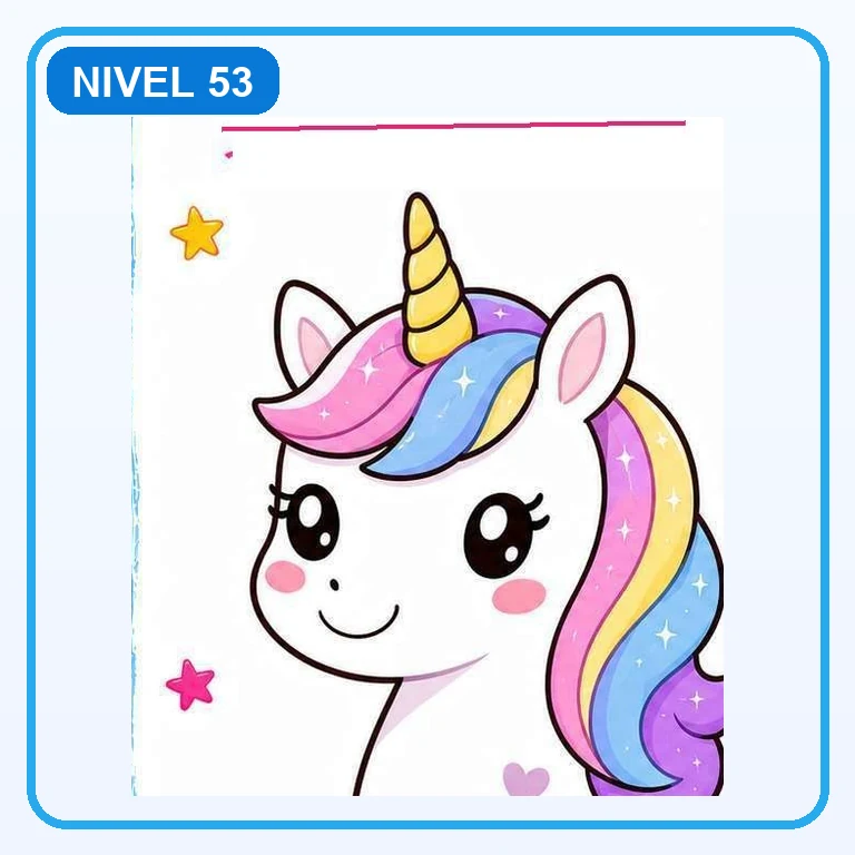 Unicornio a color