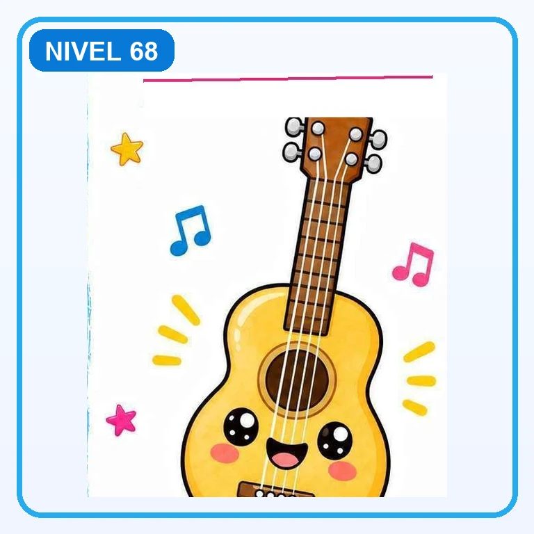 Guitarra a color