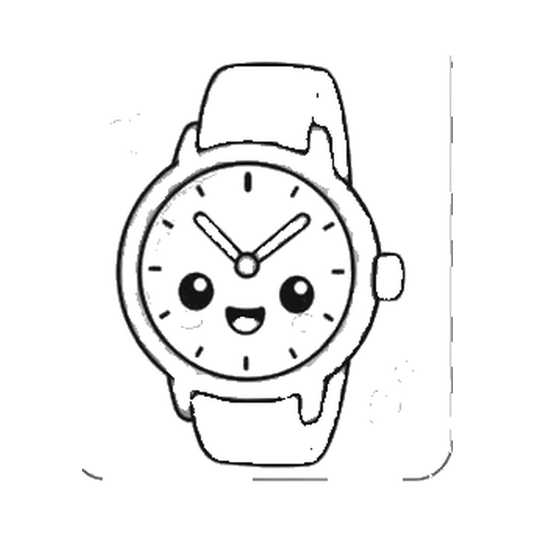 Contorno final de Reloj