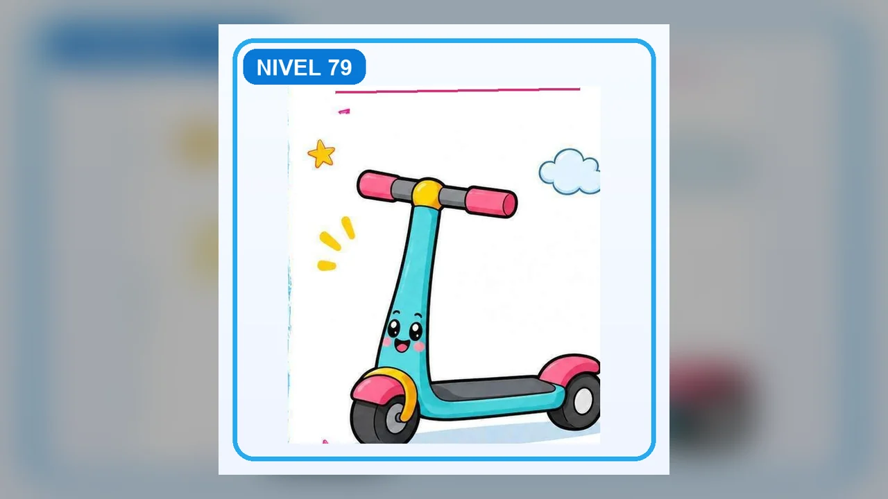 Dibujo Patinete