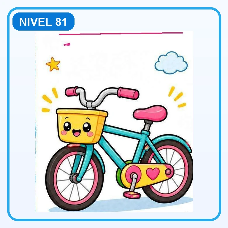 Bicicleta a color