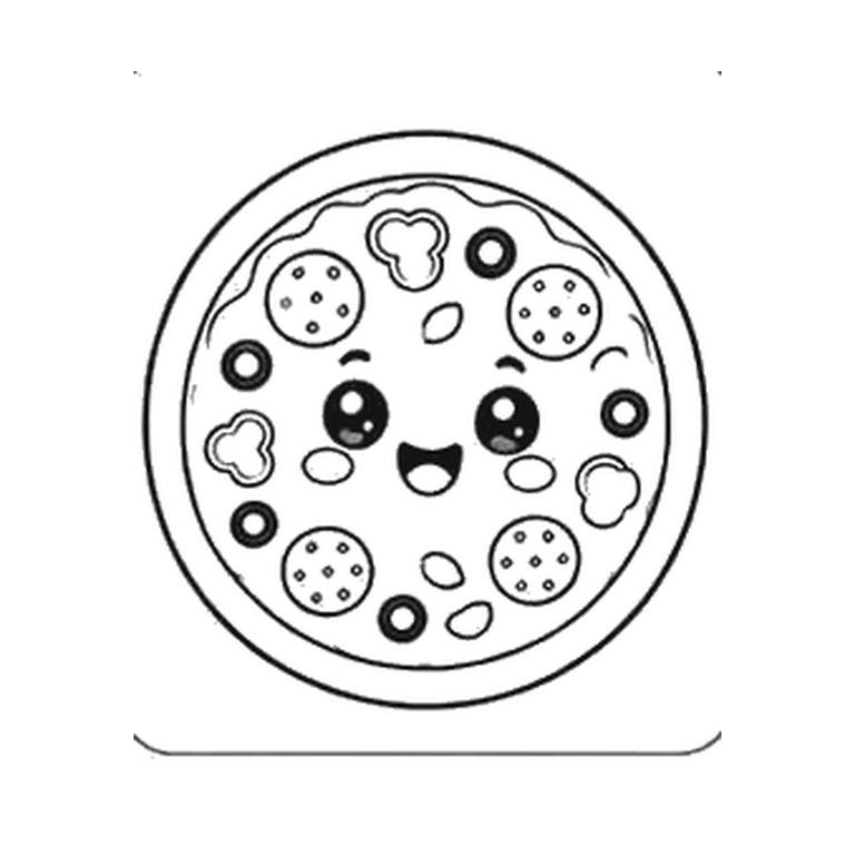 Contorno final de Pizza