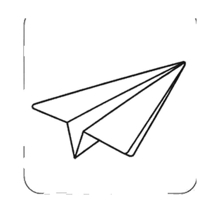 Contorno final de Avión de papel