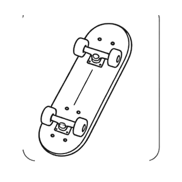 Contorno final de Patineta