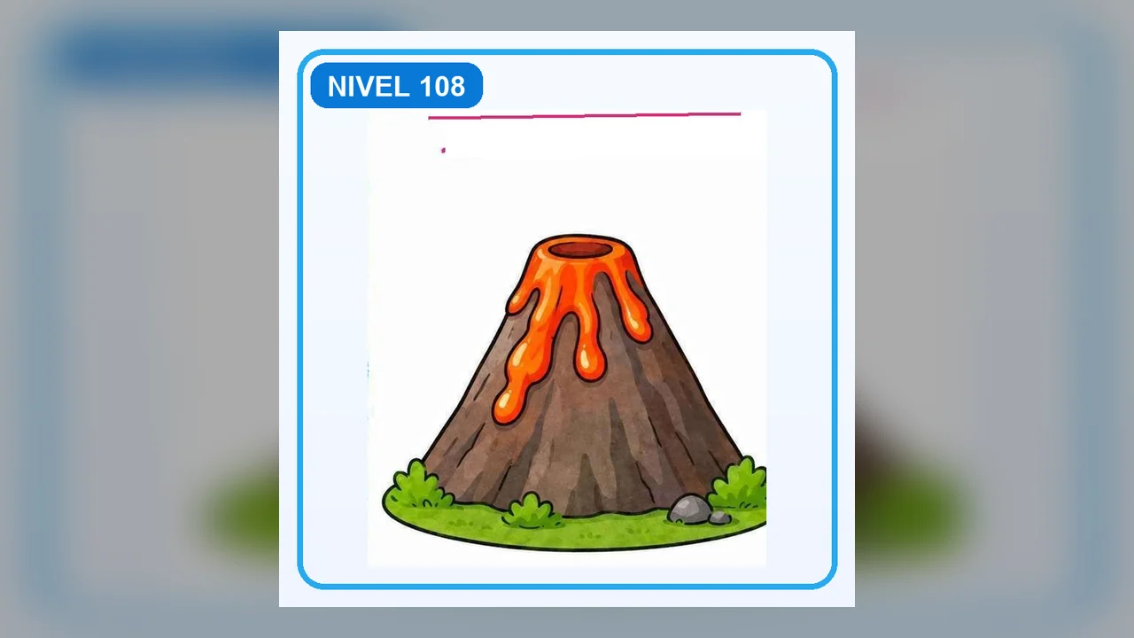 Dibujo Volcán