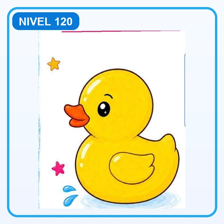 Patito de goma a color