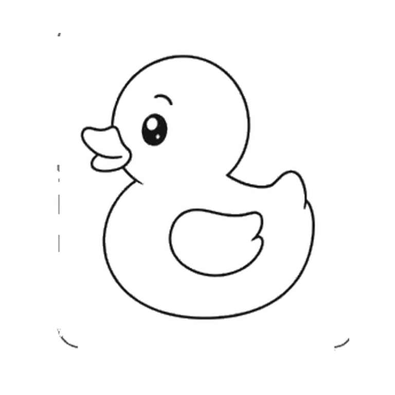 Contorno final de Patito de goma