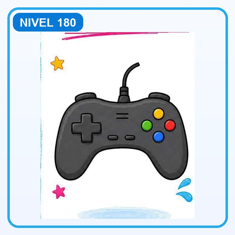 Control de videojuegos a color