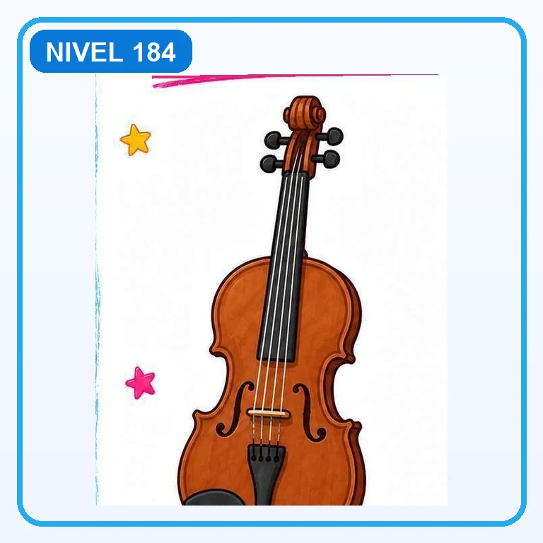 Violín a color