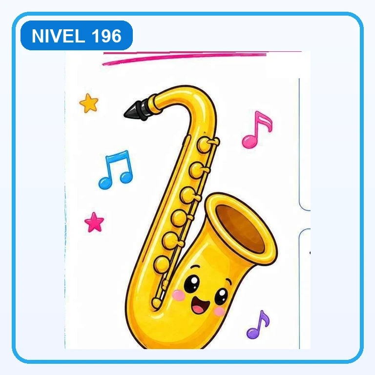 Saxofón a color