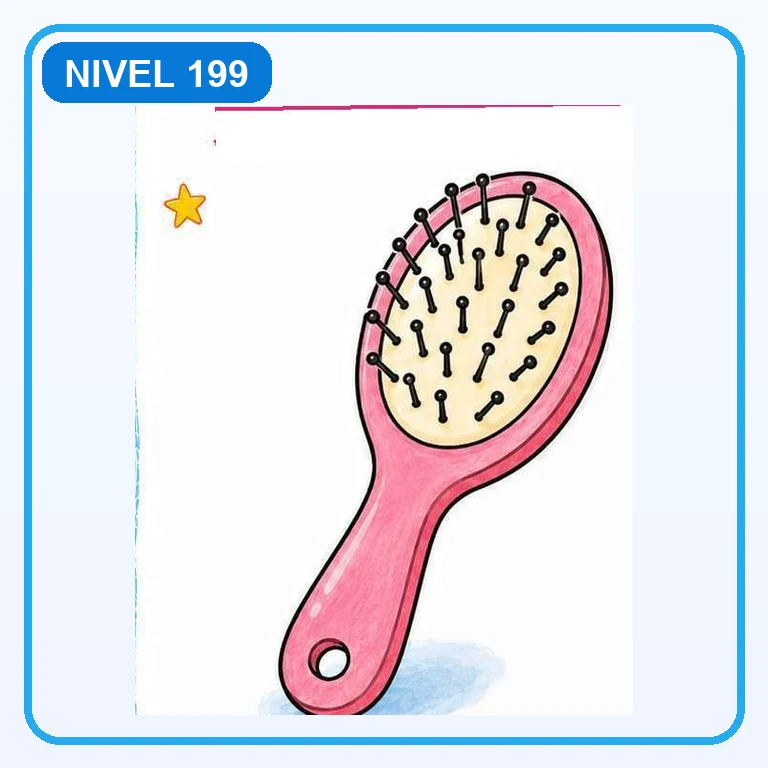 Cepillo para el cabello a color