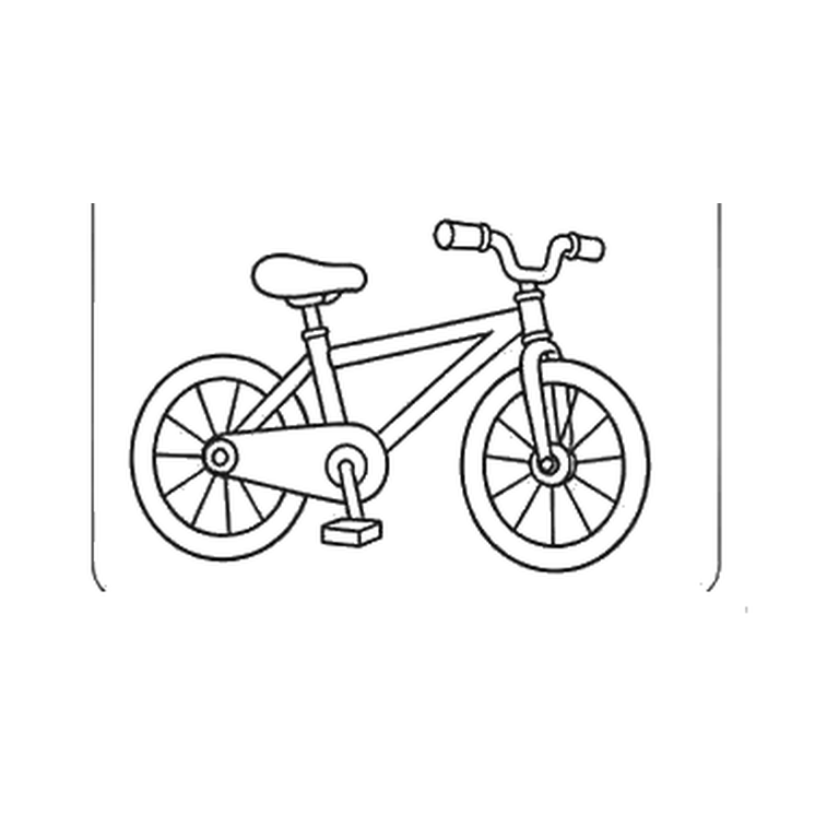 Contorno final de Bicicleta