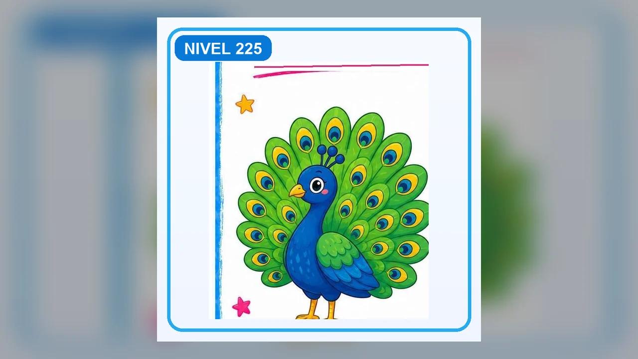 Dibujo Pavo real