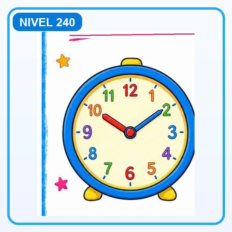 Reloj a color