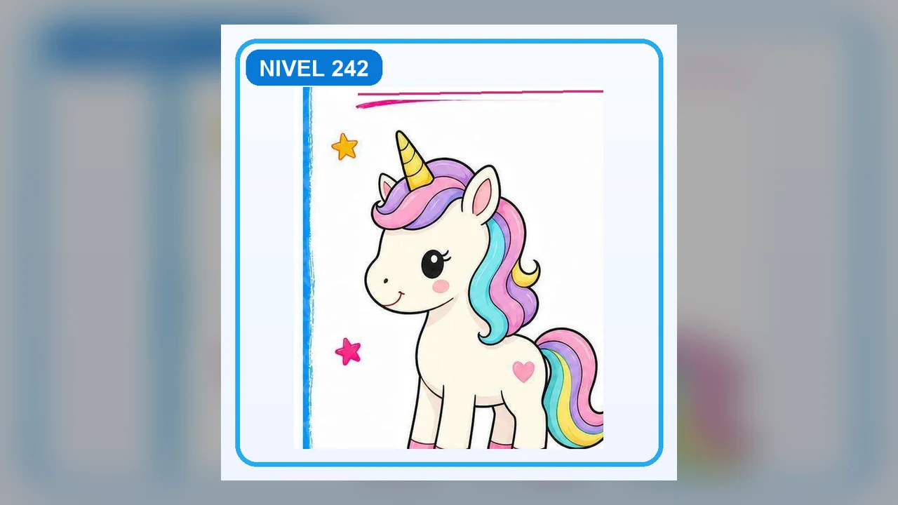 Dibujo Unicornio
