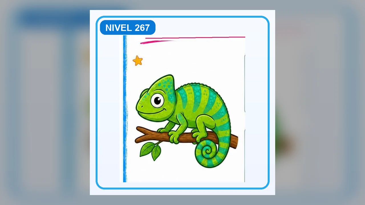 Dibujo Camaleón
