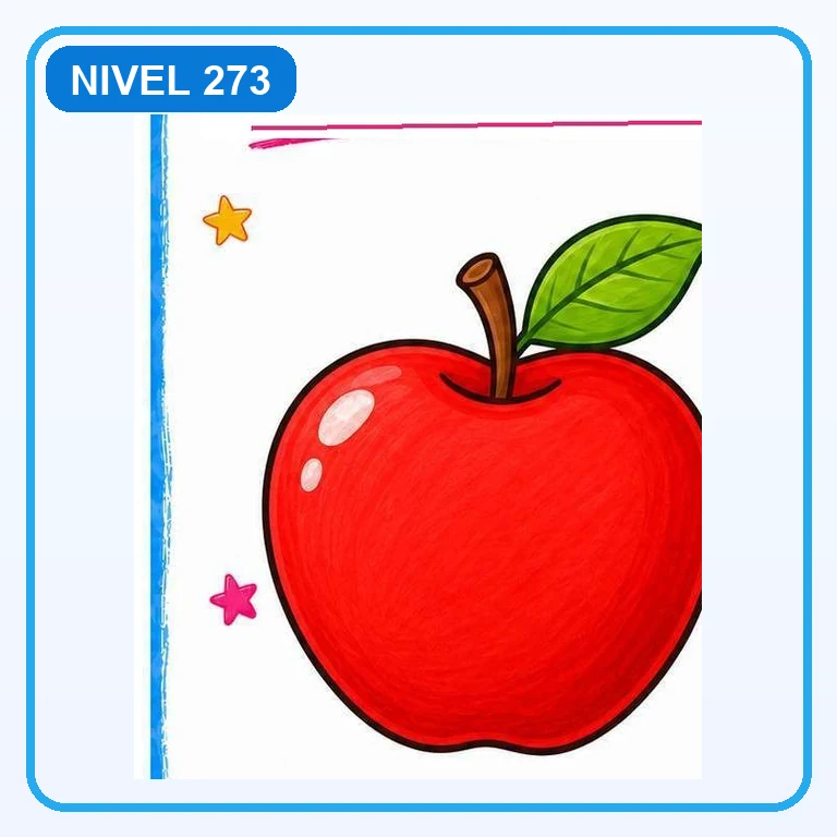 Manzana a color