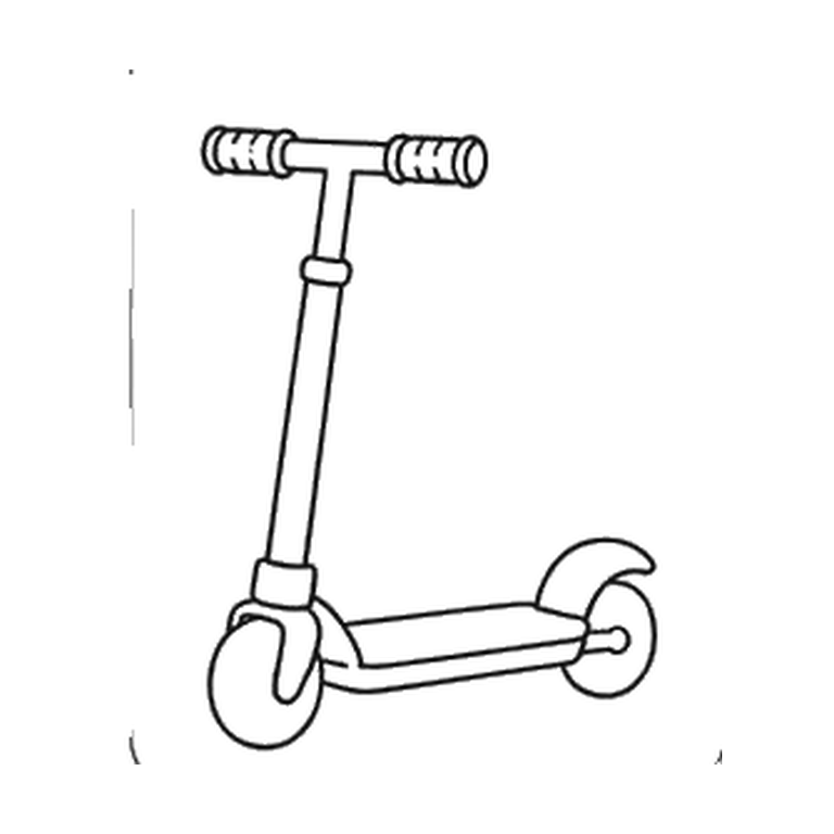 Contorno final de Patinete