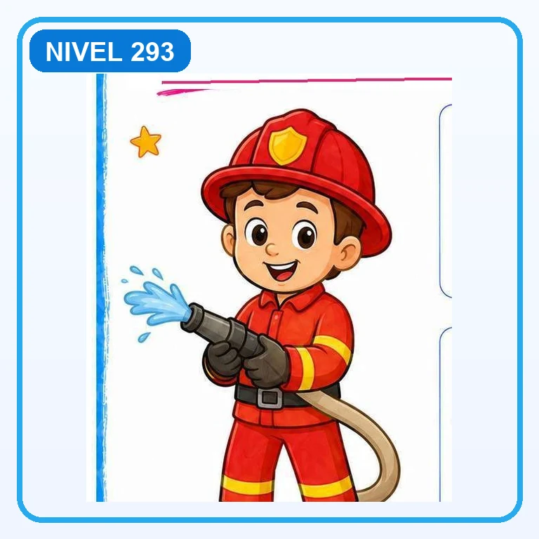 Bombero a color