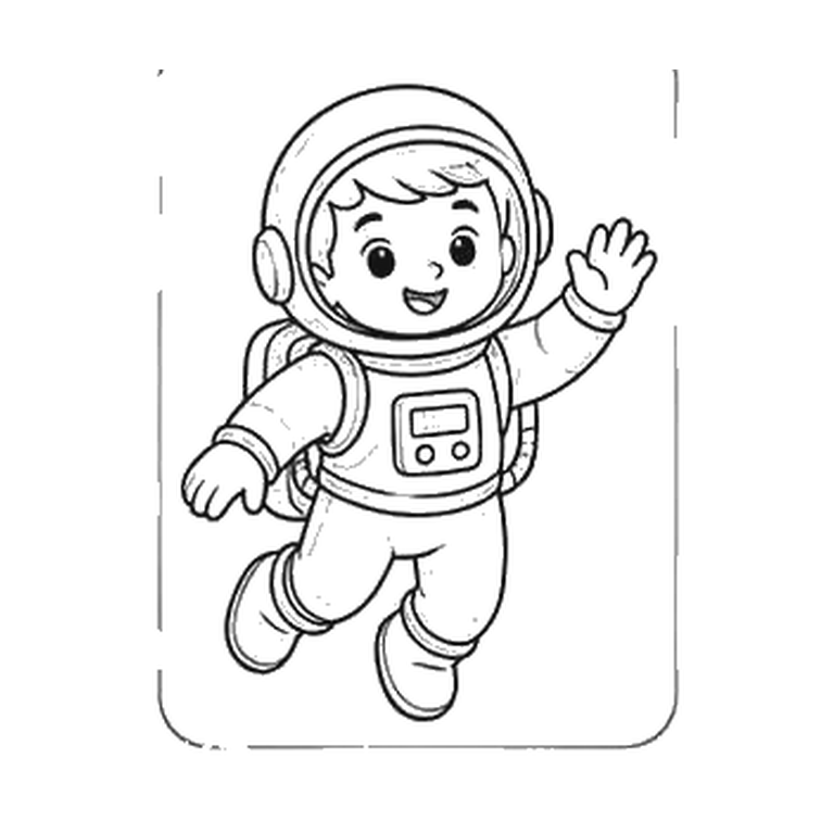 Contorno final de Astronauta