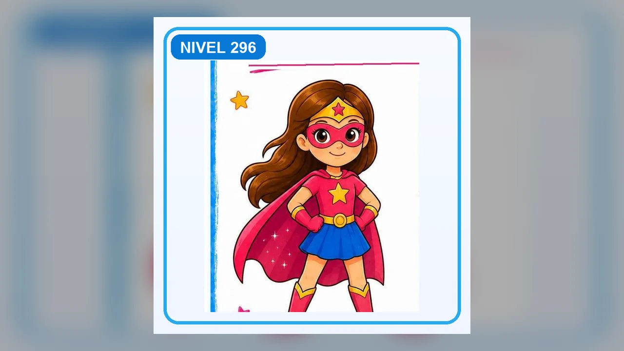 Dibujo Superheroína