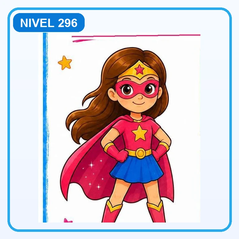 Superheroína a color