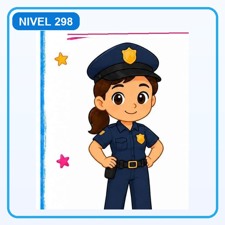 Policía a color