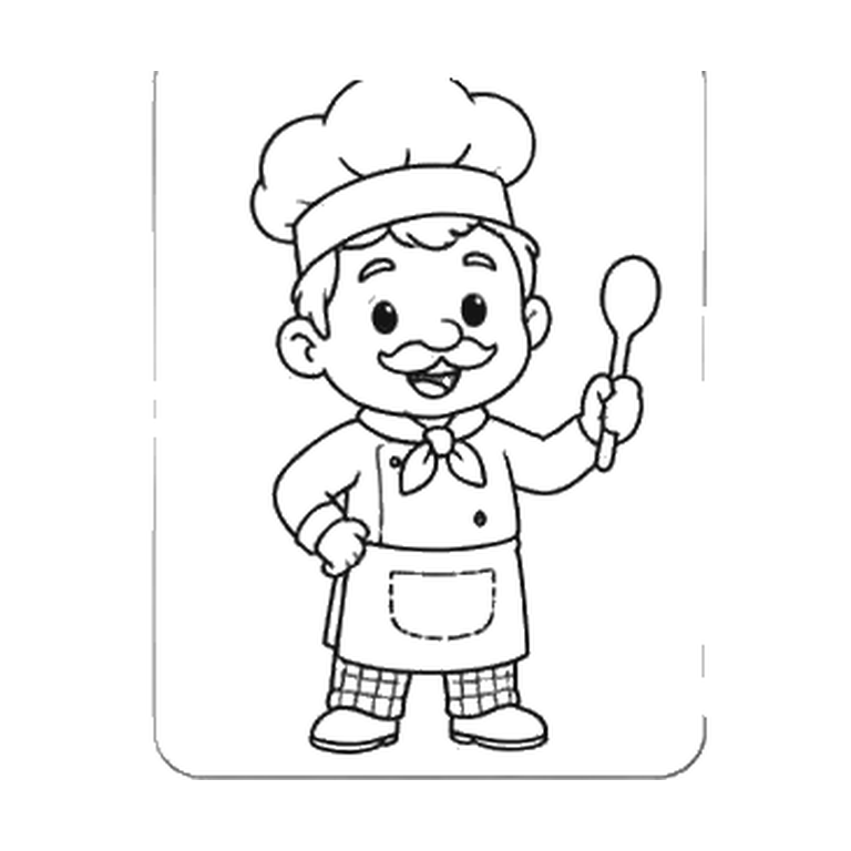 Contorno final de Chef de cocina