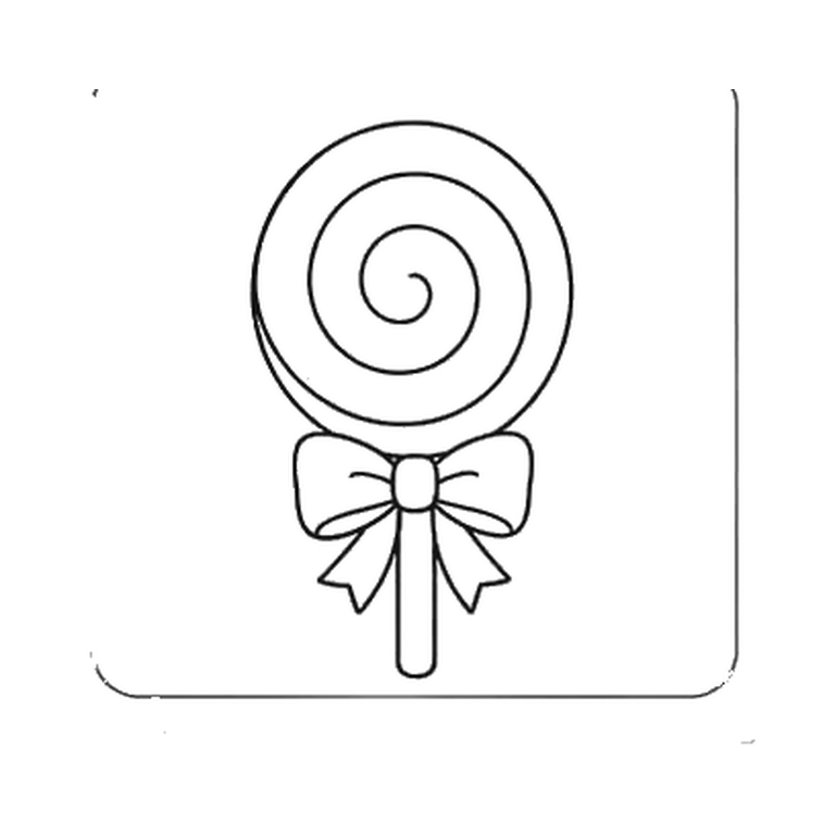 Contorno final de Paleta de caramelo