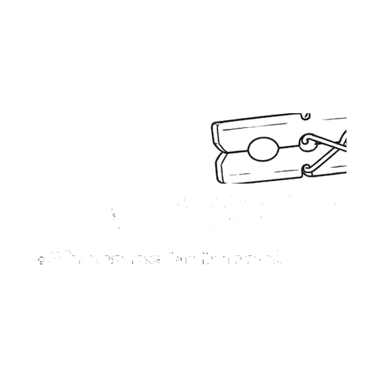 Contorno final de Pinza para ropa