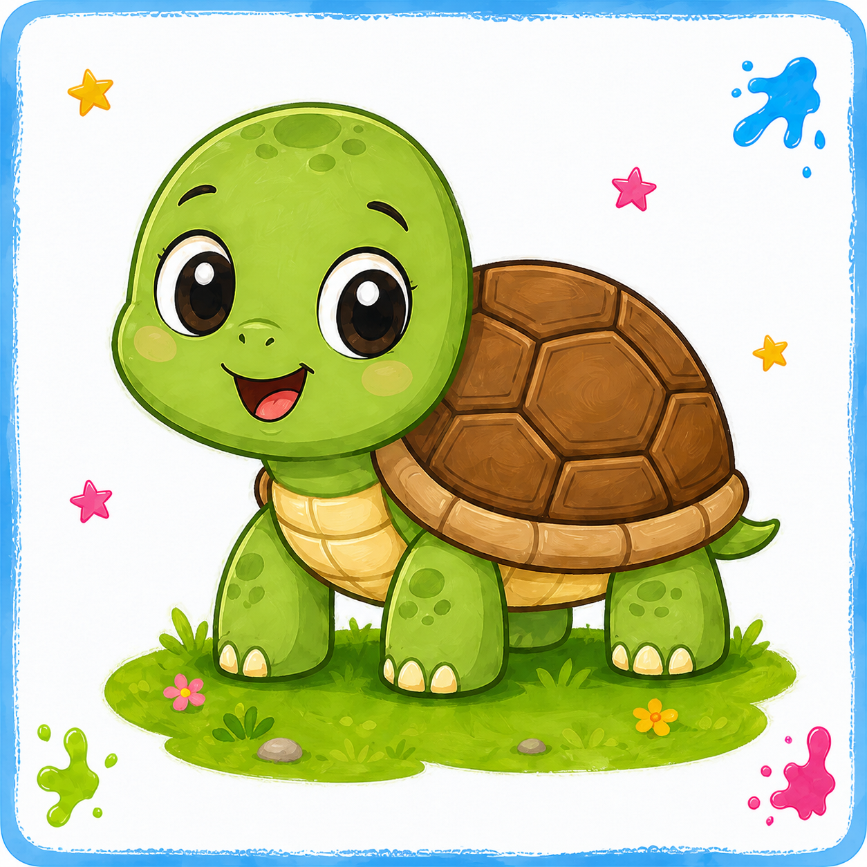 Tortuga a color